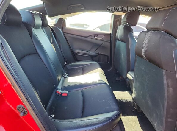 2HGFC2F86MH555094 2021 HONDA CIVIC Red Вид задніх сидінь