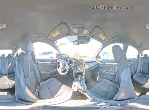2HGFC2F86MH555094 2021 HONDA CIVIC Red Панорамний вид салону 360°