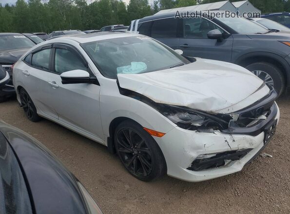 2HGFC2F87KH017582 2019 HONDA CIVIC White Front right