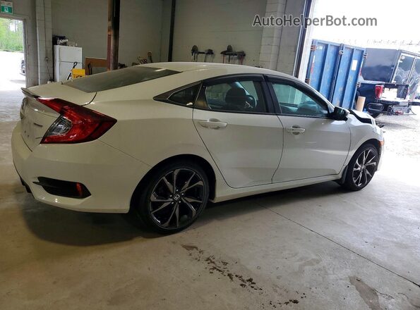 2HGFC2F87KH017582 2019 HONDA CIVIC White Rear right