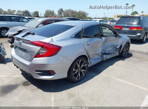 2HGFC2F87KH527754 2019 HONDA CIVIC Silver უკანა მარჯვენა