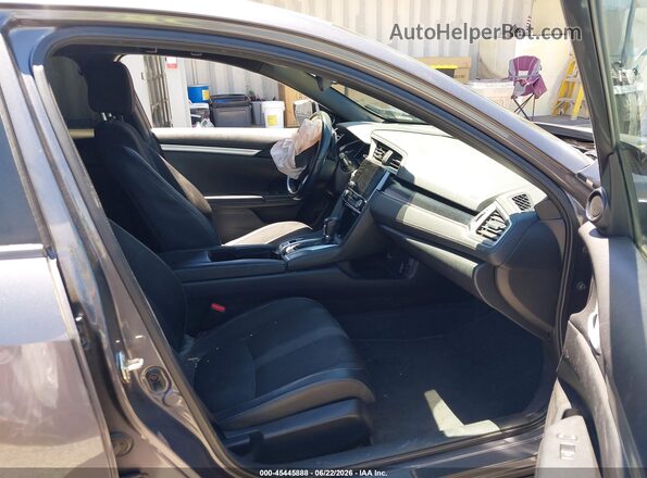 2HGFC2F87KH528189 2019 HONDA CIVIC Gray Front interior view