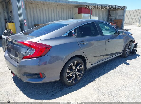2HGFC2F87KH528189 2019 HONDA CIVIC Gray Rear right