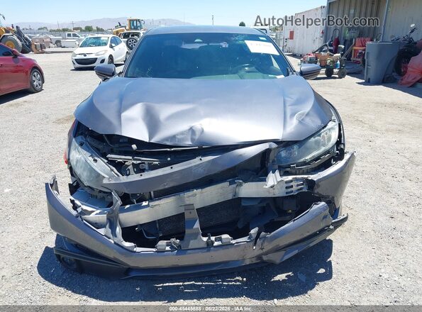 2HGFC2F87KH528189 2019 HONDA CIVIC Gray Instrument cluster view