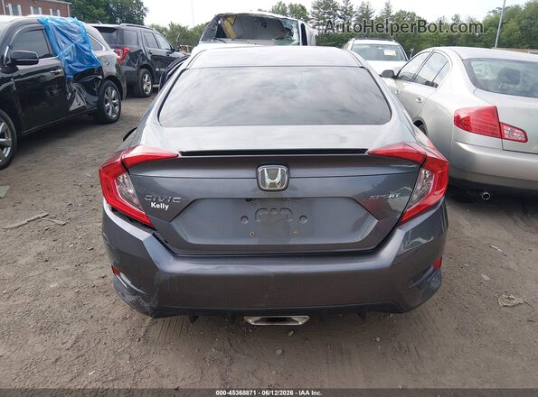2HGFC2F87KH546692 2019 HONDA CIVIC Gray 