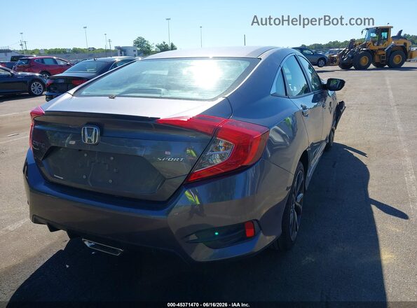 2HGFC2F87KH565596 2019 HONDA CIVIC Gray Tył prawy