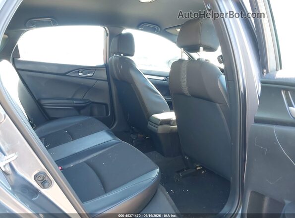 2HGFC2F87KH565596 2019 HONDA CIVIC Gray Widok naklejki z numerem VIN