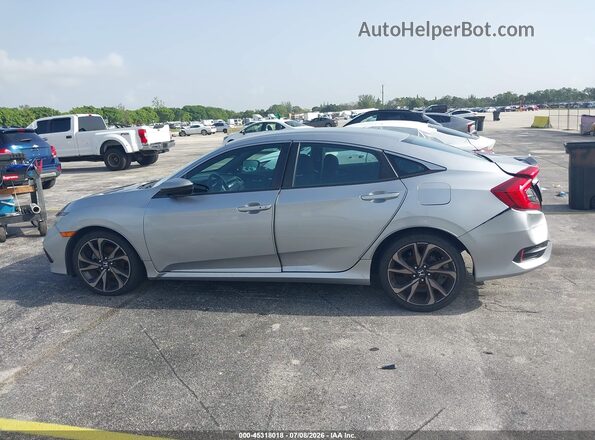 2HGFC2F87LH562716 2020 HONDA CIVIC Silver Widok wnętrza 360 stopni