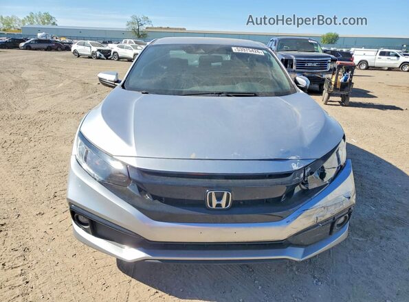 2HGFC2F87MH506888 2021 HONDA CIVIC Silver Widok z przodu