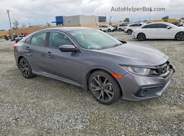 2HGFC2F87MH518264 2021 HONDA CIVIC Charcoal 