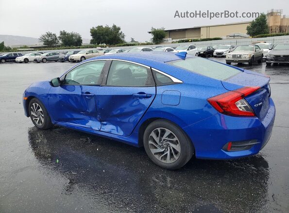 2HGFC2F88JH561331 2018 HONDA CIVIC Blue Tył lewy