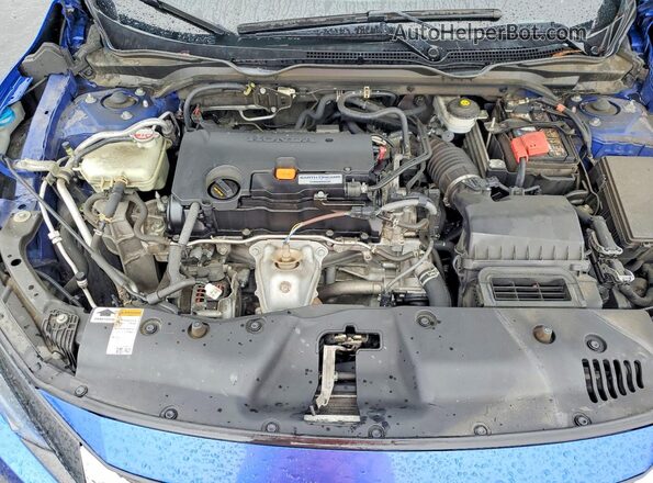 2HGFC2F88JH561331 2018 HONDA CIVIC Blue Widok wnętrza z tyłu