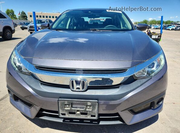 2HGFC2F88JH598363 2018 HONDA CIVIC Charcoal Front view