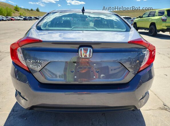2HGFC2F88JH598363 2018 HONDA CIVIC Charcoal Rear view