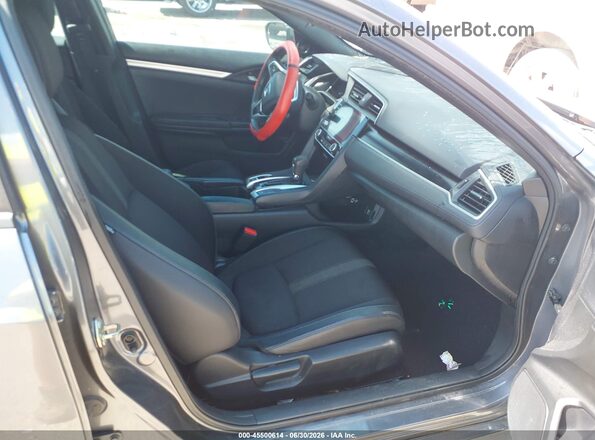 2HGFC2F88LH505649 2020 HONDA CIVIC Gray Vista interior delantera
