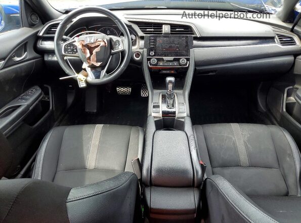 2HGFC2F88LH572686 2020 HONDA CIVIC Blue Widok deski rozdzielczej