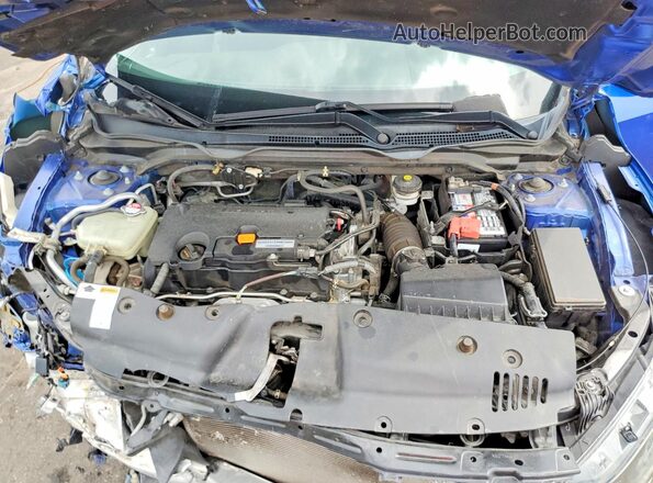 2HGFC2F88LH572686 2020 HONDA CIVIC Blue Widok wnętrza z tyłu