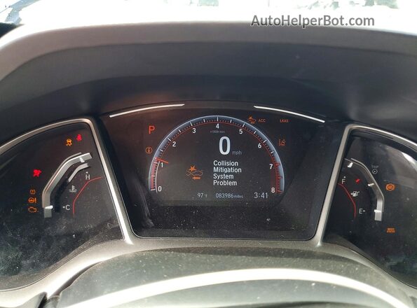 2HGFC2F88LH572686 2020 HONDA CIVIC Blue Widok zestawu wskaźników
