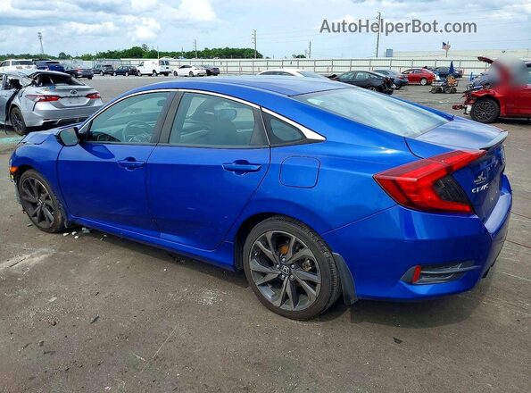 2HGFC2F88LH572686 2020 HONDA CIVIC Blue Tył lewy