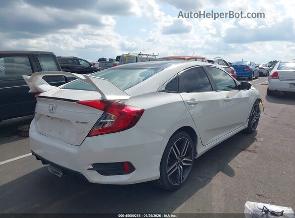 2HGFC2F88LH581095 2020 HONDA CIVIC White Tył prawy