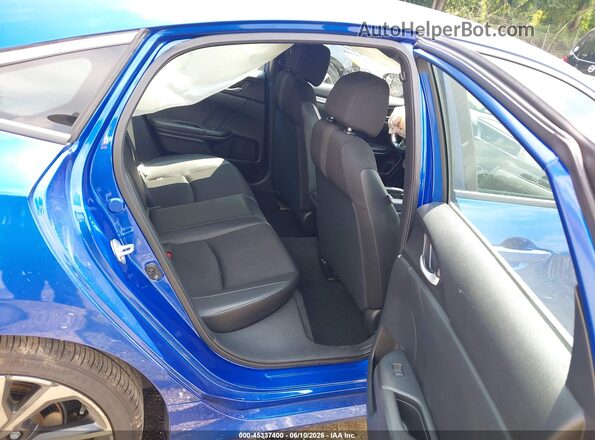 2HGFC2F88MH534232 2021 HONDA CIVIC Blue Vista de la etiqueta del VIN