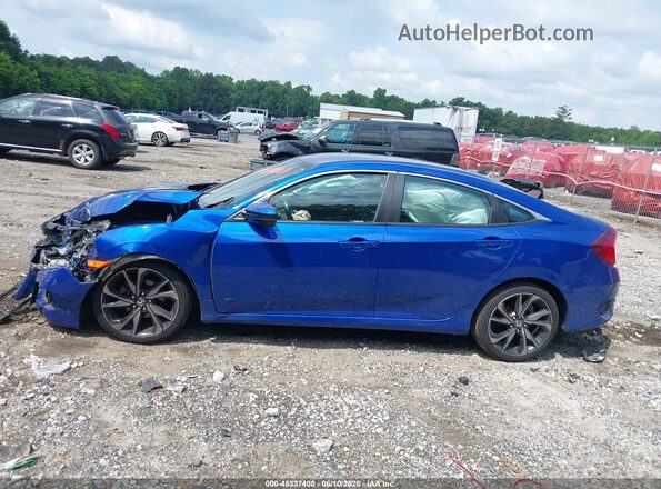 2HGFC2F88MH534232 2021 HONDA CIVIC Blue Vista interior de 360 grados