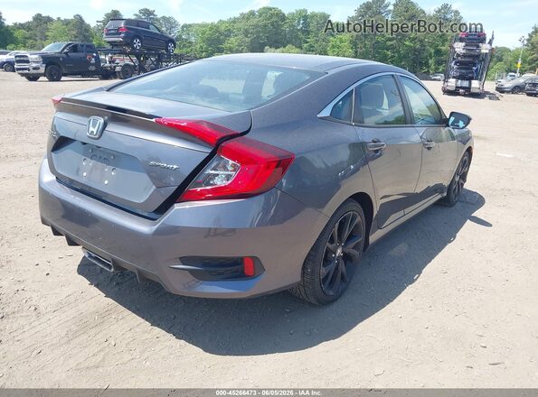 2HGFC2F88MH555582 2021 HONDA CIVIC Gray Rear right