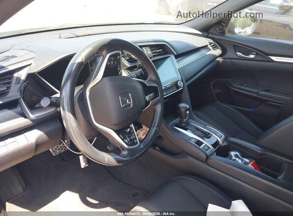 2HGFC2F88MH555582 2021 HONDA CIVIC Gray Front interior view
