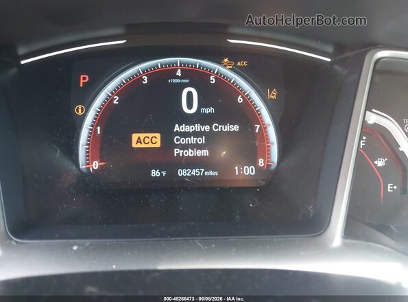 2HGFC2F88MH555582 2021 HONDA CIVIC Gray Rear seats view