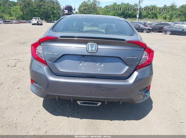 2HGFC2F88MH555582 2021 HONDA CIVIC Gray 