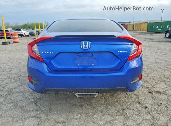 2HGFC2F88MH558112 2021 HONDA CIVIC Blue Rear view