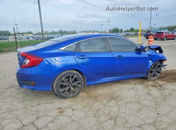 2HGFC2F88MH558112 2021 HONDA CIVIC Blue Rear right
