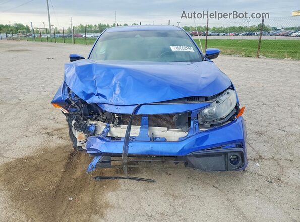 2HGFC2F88MH558112 2021 HONDA CIVIC Blue Front view