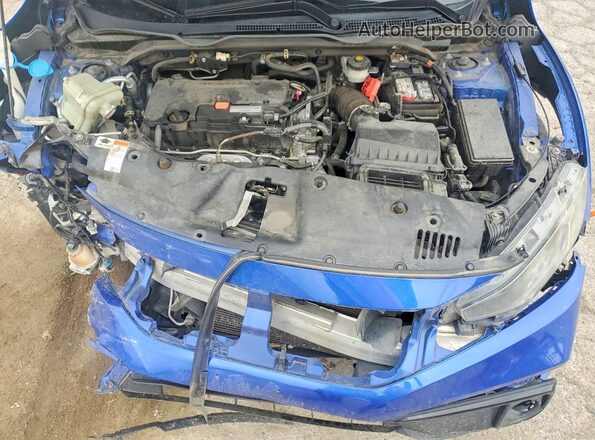 2HGFC2F88MH558112 2021 HONDA CIVIC Blue Rear interior view
