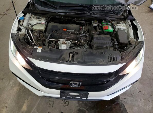 2HGFC2F89KH506470 2019 HONDA CIVIC White Widok wnętrza z tyłu