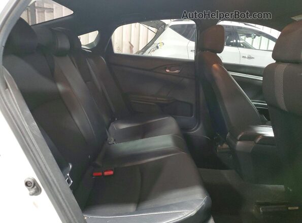 2HGFC2F89KH506470 2019 HONDA CIVIC White Widok tylnych siedzeń