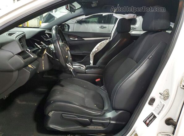 2HGFC2F89KH506470 2019 HONDA CIVIC White Widok wnętrza z przodu