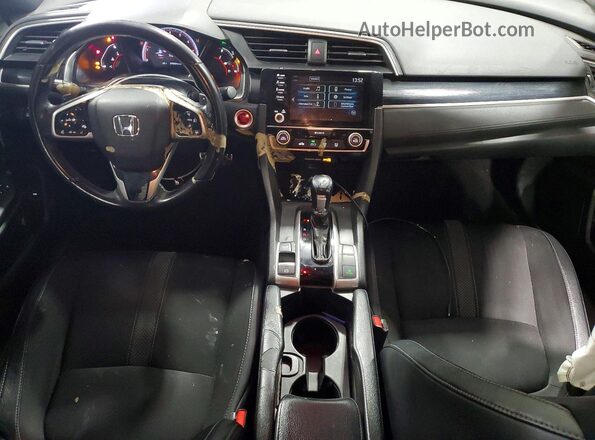 2HGFC2F89KH506470 2019 HONDA CIVIC White Widok deski rozdzielczej