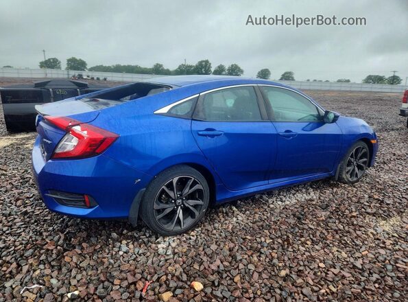 2HGFC2F89KH586529 2019 HONDA CIVIC Blue 