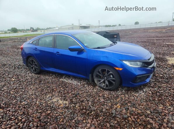 2HGFC2F89KH586529 2019 HONDA CIVIC Blue 