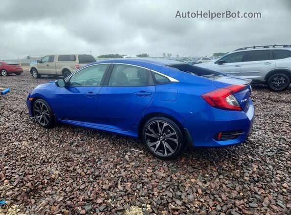 2HGFC2F89KH586529 2019 HONDA CIVIC Blue 
