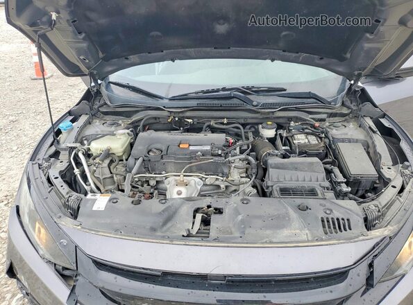 2HGFC2F89LH507412 2020 HONDA CIVIC Gray უკანა სალონის ხედი