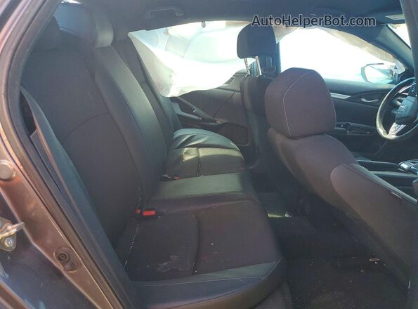 2HGFC2F89LH507412 2020 HONDA CIVIC Gray უკანა სავარძლების ხედი