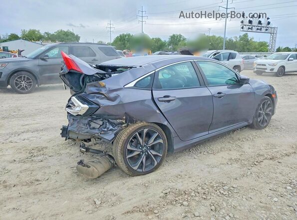 2HGFC2F89LH507412 2020 HONDA CIVIC Gray უკანა მარჯვენა