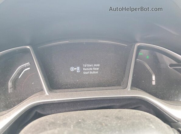 2HGFC2F89LH507412 2020 HONDA CIVIC Gray ხელსაწყოთა პანელის ხედი