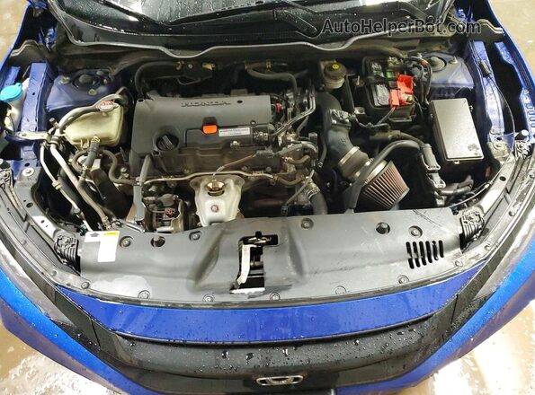 2HGFC2F89LH509936 2020 HONDA CIVIC Blue Вид задньої частини салону