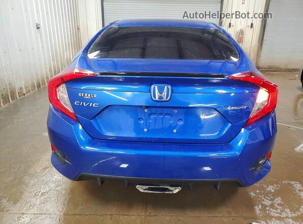 2HGFC2F89LH509936 2020 HONDA CIVIC Blue Вид ззаду