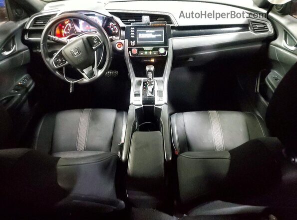 2HGFC2F89LH509936 2020 HONDA CIVIC Blue Вид панелі приладів