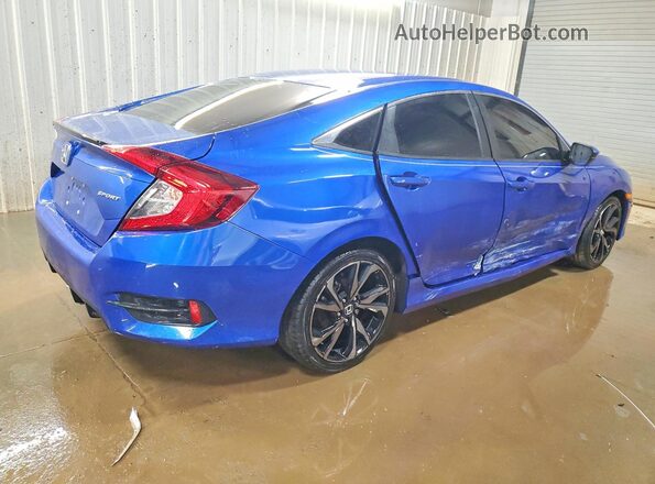 2HGFC2F89LH509936 2020 HONDA CIVIC Blue Задня права чверть