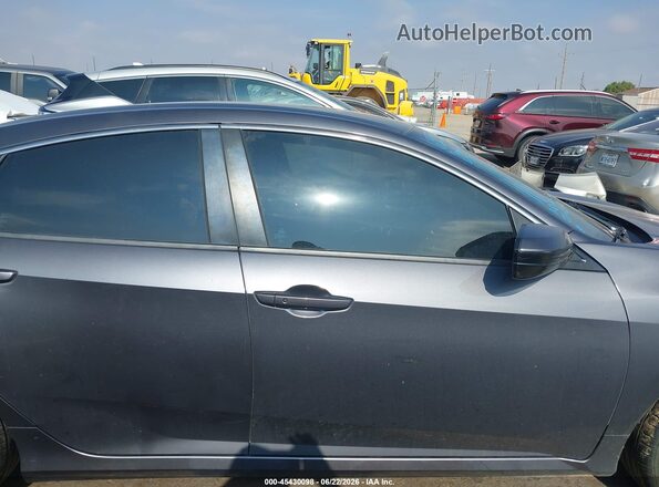 2HGFC2F89LH511671 2020 HONDA CIVIC Gray Widok wnętrza z tyłu